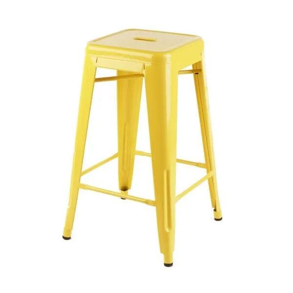 Hire Yellow Tolix stool hire, in Ultimo, NSW