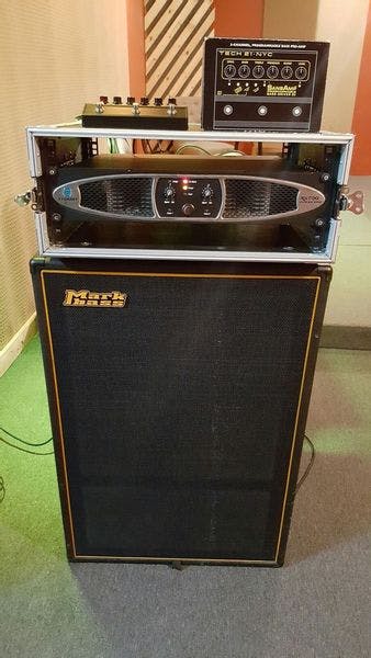 Hire Bass Rig Sans Amp, Crown XS700 Power Amp Mark Bass 6 x 10 Cab, in Busby, NSW
