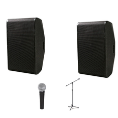 Hire Speakers with Mic and Mic Stand, in Campbelltown, NSW