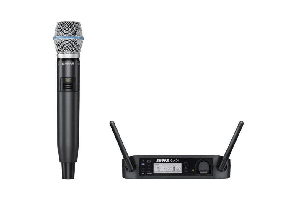 Hire SHURE GLXD24/B87A Handheld Wireless Microphone, hire Microphones, near Caringbah