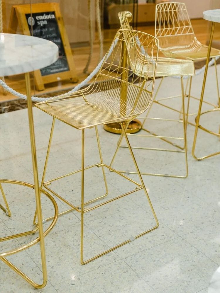 Hire Gold Wire Stool Hire, hire Chairs, near Chullora image 2