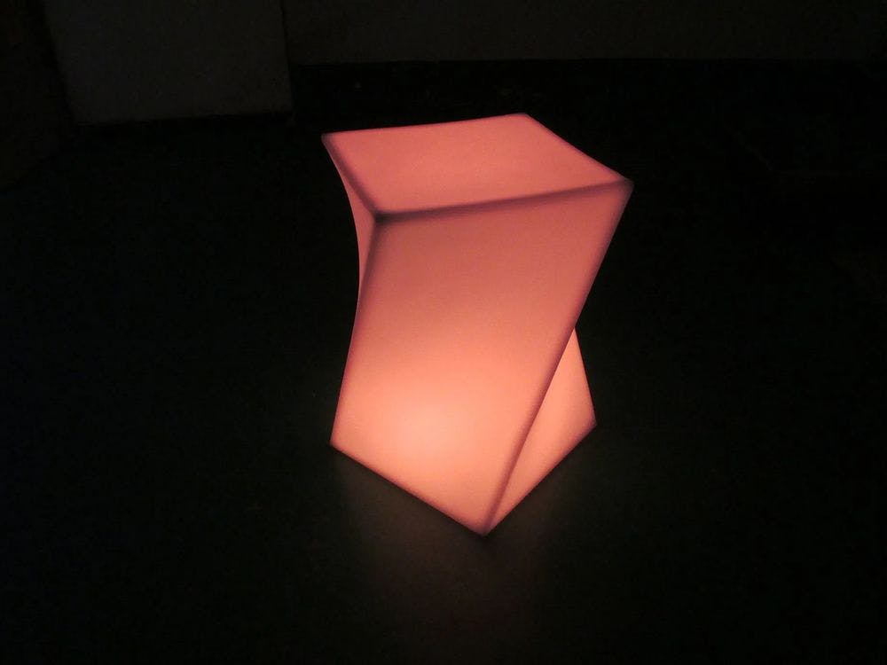 Hire Glow Twisted Cube Hire, hire Glow Furniture, near Blacktown image 1