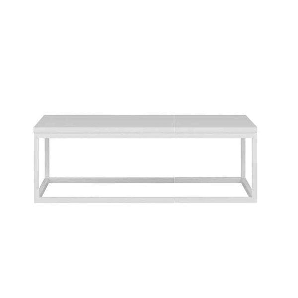 Hire White Rectangular Coffee Table Hire w/ White Top, in Auburn, NSW