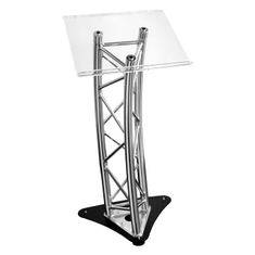 Hire Truss Curved Perspex Lectern, in Kensington, VIC
