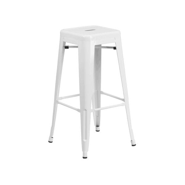 Hire White Metal Bar Stools, in Castle Hill, NSW