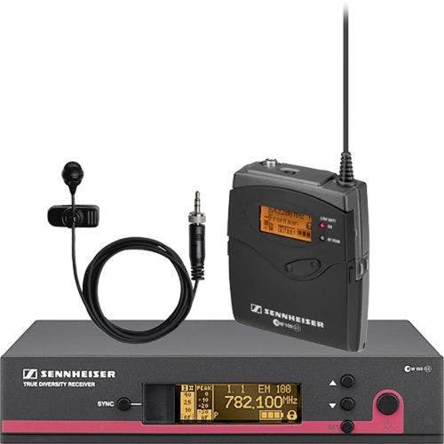 Hire Sennheiser G3 EW100 wireless lapel microphone with rack receiver, in Artarmon, NSW