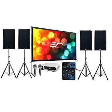 Hire Large PA System + Full HD Projector