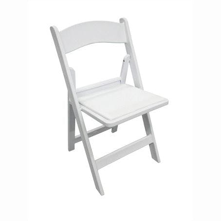 Hire WHITE PADDED EVENT CHAIR, in Brookvale, NSW