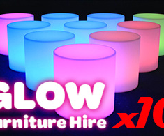 Hire Glow Cylinder Seats - Package 10, in Smithfield, NSW