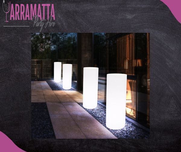 Hire LED Circular Pillar – Large, in Chester Hill, NSW