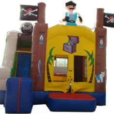 Hire Large Pirate Combo Jumping Castle, in Chullora, NSW