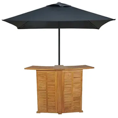 Hire Portable Bar Serving Table with Umbrella hire, in Ingleburn, NSW