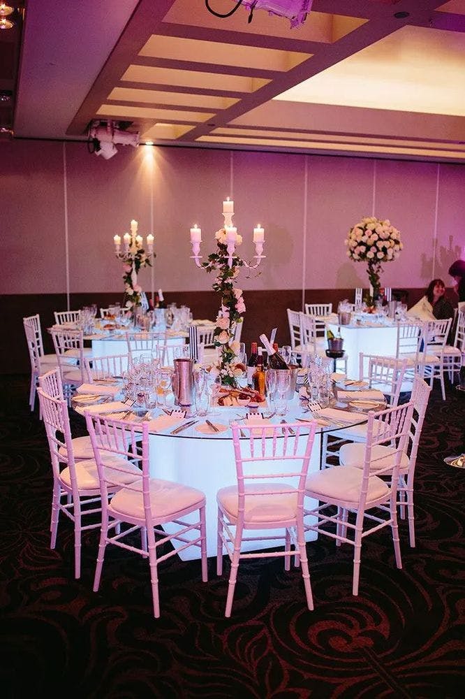 Hire Round Glow Banquet Table Hire, hire Tables, near Blacktown image 2