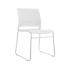 Hire White Premium Meeting Chair Hire, in Chullora, NSW