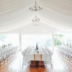 Hire Marquee Drapes/Silk Lining Hire, in Riverstone, NSW