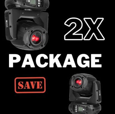 Hire 2 x Event and Party Lighting LM75 75W Moving Head Spot