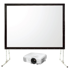 Hire Fast Fold Screen with Data Projector Hire (2.4 x 1.8m), in Kensington, VIC