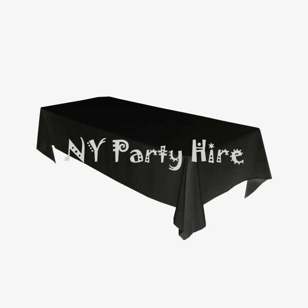 Hire Rectangular Table Cloth – Black, in Castle Hill, NSW