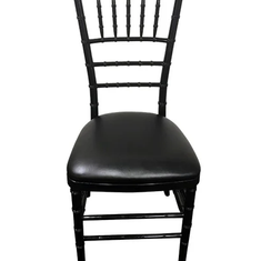 Hire Black Tiffany Chair with Black Cushion Hire, in Wetherill Park, NSW