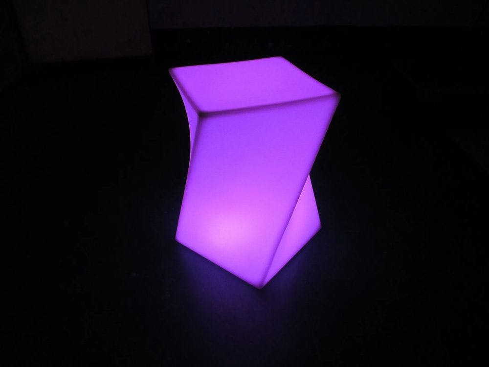 Hire Glow Twisted Cube Hire, hire Glow Furniture, near Blacktown image 2