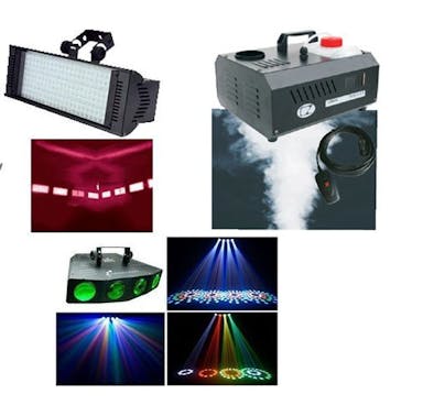 Hire Disco Lighting Party Hire Pack Number 1