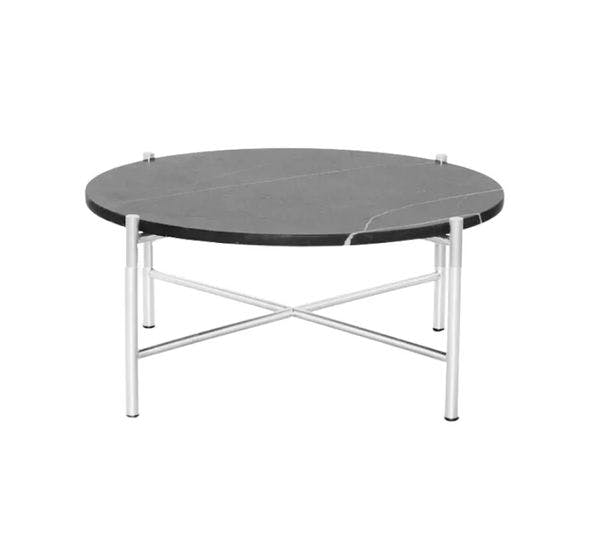 Hire White Cross Coffee Table Hire – Black Top, in Mount Lawley, WA