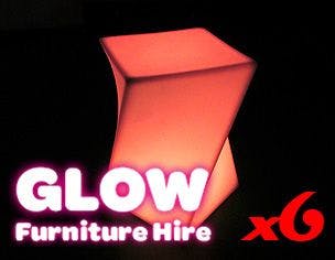 Hire Glow Twisted Cube - Package 6, hire Chairs, near Smithfield