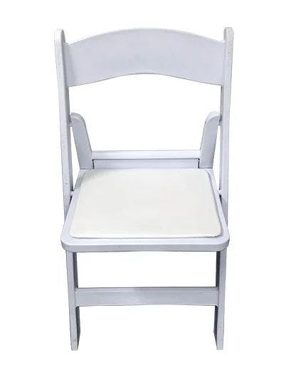 Hire White Padded Folding Chair Hire, hire Chairs, near Wetherill Park image 1
