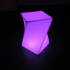 Hire Glow Twisted Cube Stool, in Chullora, NSW