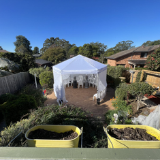 Hire Hexagonal Gazebo (White) – 4.5m, in Seven Hills, NSW