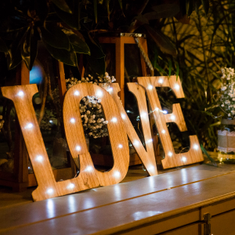 Hire Wooden LOVE Letters, in Seaforth, NSW