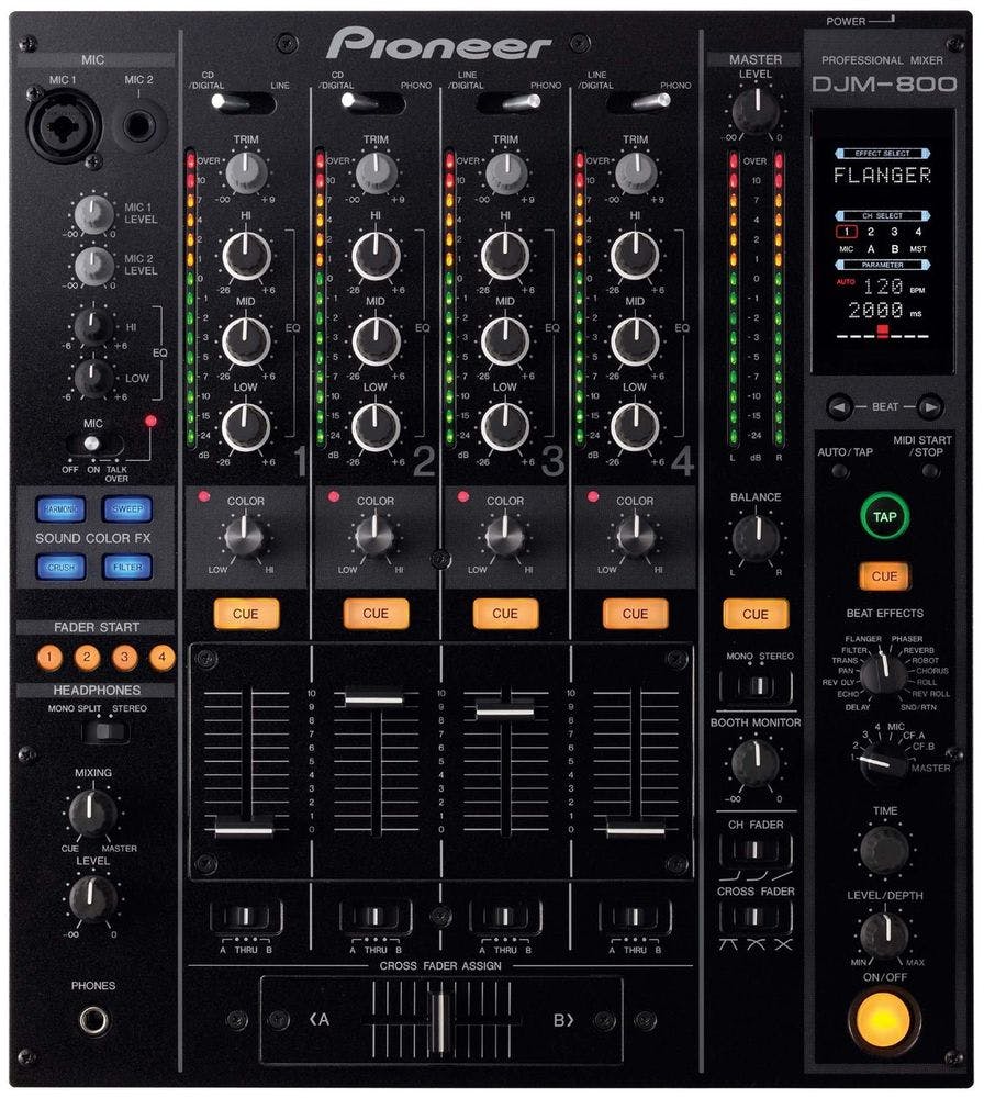 Hire 1 x Pioneer DJM-800 Mixer, hire Audio Mixer, near Tempe