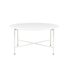 Hire White Round Cross Coffee Table Hire – White Top, in Wetherill Park, NSW