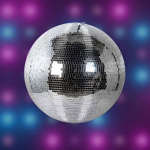 An image of a disco ball.