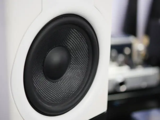 White Audio Stereo you can find on Gecko” style=